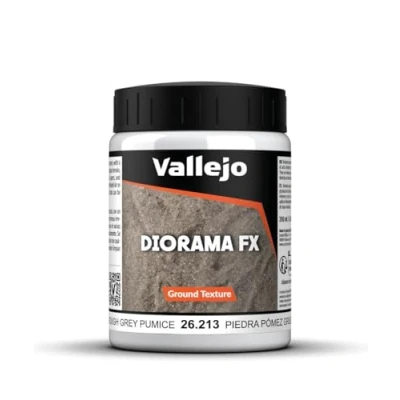 Image de Peinture de maquette texturée Vallejo 200 ml Choix textures varié Rough Grey Pumice
