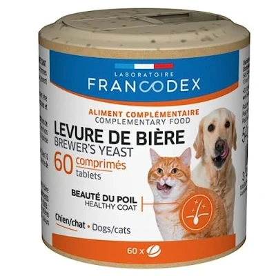 Image de Francodex Levure de Bière Chien &amp; Chat 60 Comprimés 170385 Multicolore