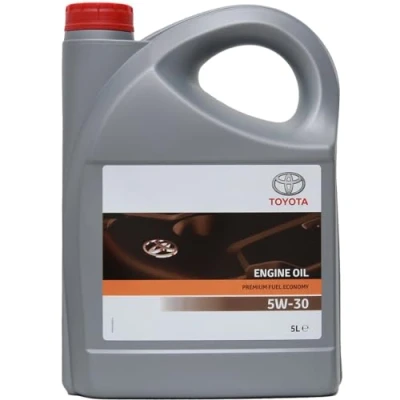 Image de Toyota 5W 30 5 litres d&#039;huile dans Le récipient d&#039;origine.