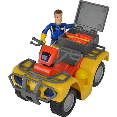 Image de Simba 109257657 Quad de pompier Sam Mercury avec figurine et accessoires