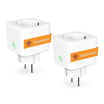 Image de Prise Tasmota avec Compteur électrique, Refoss Smart WiFi consommation ESP8266, Compatible Home Assistant, ioBroker, Google, Alexa, MQTT, Domoticz, OpenHAB, 16A, 2.4GHz
