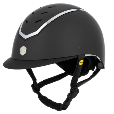 Image de Charles Owen Casque d&#039;équitation MIPS Kylo Matte Noir/Argent