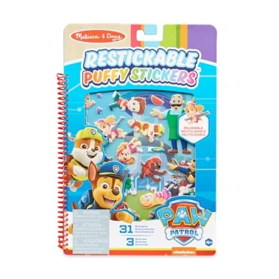 Image de Melissa &amp; Doug PAW Patrol La Pat’ Patrouille Autocollants repositionnables en volume Jeu créatif Grande Vallée