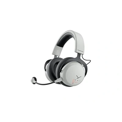 Image de beyerdynamic MMX 200 casque de jeu sans fil gris avec microphone, dongle USB, convient pour PC, Xbox, Playstation et Nintendo Switch, 730076