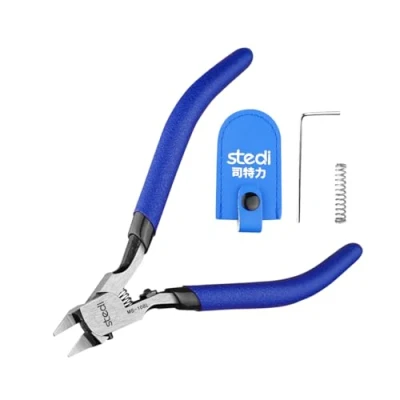 Image de stedi Ultimate Model Nippers, [Version main gauche] Coupe sprue ultra fin à simple tranchant pour réparation Gundam de modèle en plastique et miniature, 12,7 cm