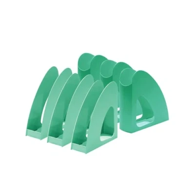 Image de HAN porte revues Re LOOP 6 revues, dites oui au 100% recyclé, moderne, design jeune, pour documents formats A4/C4, vert, 16218 905 76 x 239 256 mm