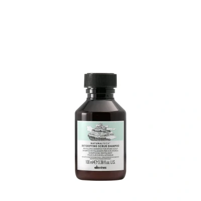 Image de Davines Shampoing Natural Tech Détoxifiant gommant 100 ml Pour cuir chevelu sensible