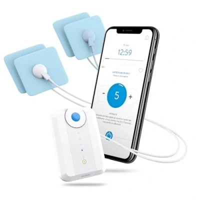 Image de Bluetens Classic Electrostimulateur Connecté, TENS / EMS, Appareil Electrostimulation Musculaire et Anti Douleur, Massage Sportif par Electro Stimulation