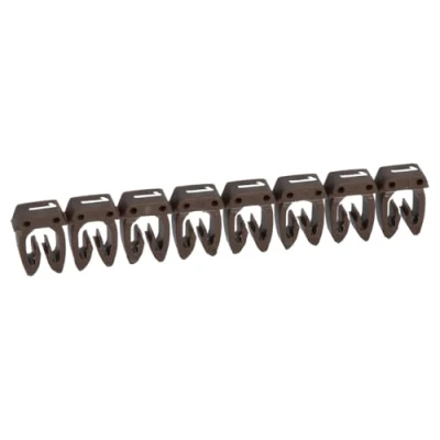 Image de 038221 Legrand Boite de 1200 repères CAB 3 pour fils 1,5mm² à 2,5mm² marquage chiffre 1 brun