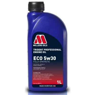 Image de Millers Oils Trident Professional ECO 5W 30 1I Huile moteur 8058 1 RENAULT: Clio 3, 2, 4, FORD: Transit Custom V362 Van, FIESTA 6, KUGA 2
