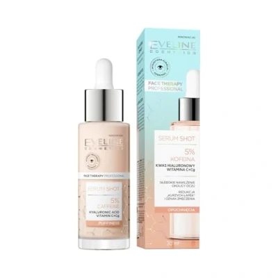 Image de Eveline Cosmetics Sérum Shot énergisant contre le gonflement des yeux 5% de caféine