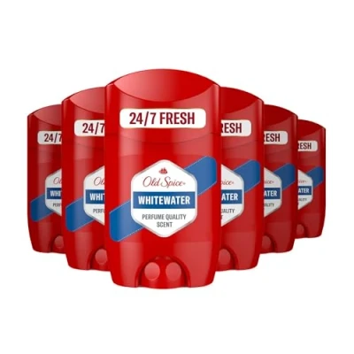 Image de Old Spice Whitewater Lot de 6 déodorants en stick, 50 ml
