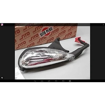 Image de Pot d&#039;échappement Sitoplus compatible pour Piaggio Vespa 50 ET2 LX 2T 2006 Mojito