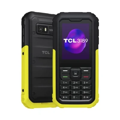 Image de TCL 3189 Téléphone portable Rugged 4G, imperméable, résistant aux chocs IP68, 17 jours autonomie, touche SOS, appels HD, lampe de poche LED, Dual Sim, Jaune(Illuminating Yellow), écran ‎2.4&quot; [Italie]