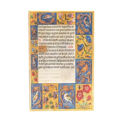 Image de Spinola Hours (Ancient Illumination) Maxi 12 month Vertical Hardback Dayplanner 2025 (Elastic Band Closure)
