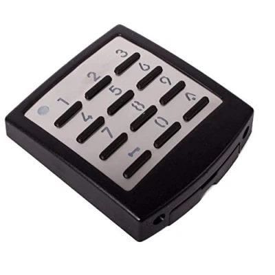 Image de Verrouillage à code Fonctionnement radio En métal Digicode 433 MHz Pour commande Tormatic Novoferm Noir