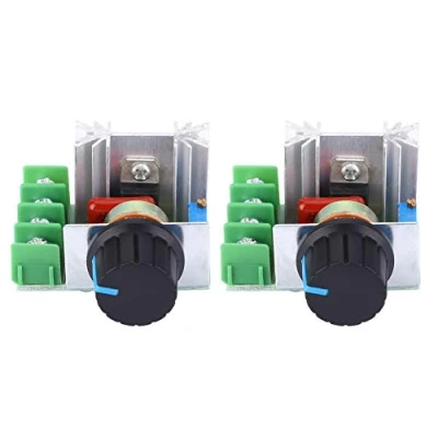 Image de 2pcs 2000W Module de Contrôle la Vitesse à Courant Alternatif 50 220V 25A PWM Commutateur Gradateur Réglable