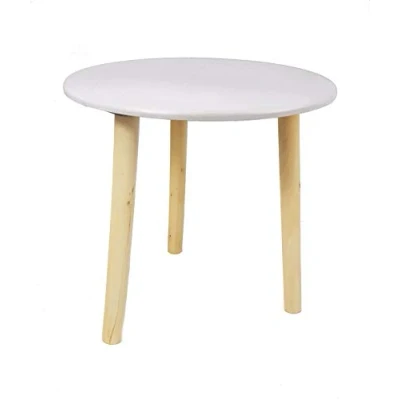 Image de table décorative en bois, 30 x cm, couleur : taupe, petite d&#039;appoint, basse, de canapé, tabouret à fleurs