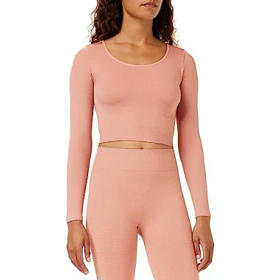 Image de sloggi Ever Infused Aloe Crop Top LS Femme, Foggy Mauve, XS