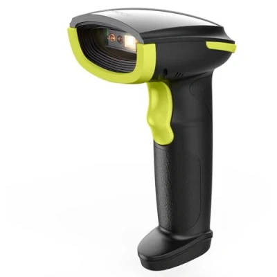 Image de Inateck Scanner Code Barre Bluetooth, Lecteur sans Fil Portable, 1 Charge 3 Mois, Douchette 1D 2D QR avec APP et SDK, BCST 23, Vert