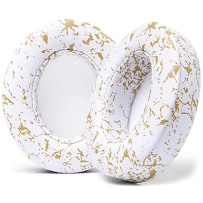 Image de WC Coussinets pour Beats Studio 2 &amp; 3 (B0501, B0500) avec et sans Fil par Wicked Cushions Ne Convient Pas à Solo Cuir PU Souple, Mousse améliorée adhésif Plus résistant Marble