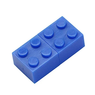 Image de OneSquareCore 32GB Les Blocs de Construction Forme USB 2.0 clé pendrive memorias Flash Disk Disque Pen Drive. (Blue)