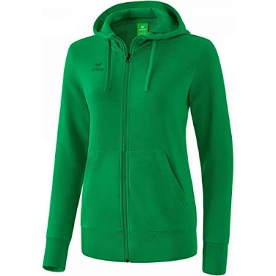 Image de Erima Basic Uni Sweat Veste à Capuche Femme Émeraude FR: S (Taille Fabricant: 36)