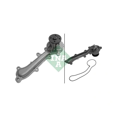 Image de INA 538 0110 10 Pompe à eau avec joint d&#039;étanchéite pour système dentrainement courroie trapézoïdale nervures SMART: Fortwo II Coupe