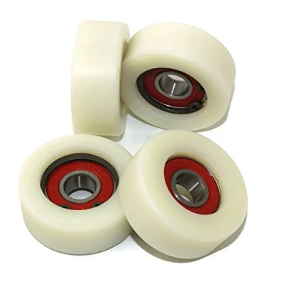 Image de Smart Machines Machines40 16 10 Lot de 4 roulements en polyamide 40 mm diamètre large Fabriqué avec précision dans l&#039;UE