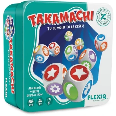 Image de FlexiQ Asmodee Takamachi Jeux de société d&#039;ambiance et d&#039;observation Jeu famille enfant à partir 5 ans 2 4 joueurs Version française