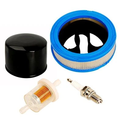 Image de Carkio 392642 394018 271271 Filtre à air 493629 5065 carburant 492932 492932S huile Compatible with Briggs &amp; Stratton Vanguard V Twin 12.5 21hp