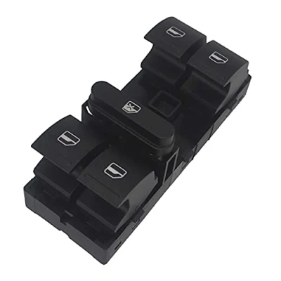 Image de KASturbo Bouton de commutation commande Lève vitre électrique, Interrupteur fenêtre 1Z0959858B pour s koda Fabia Octavia superbe