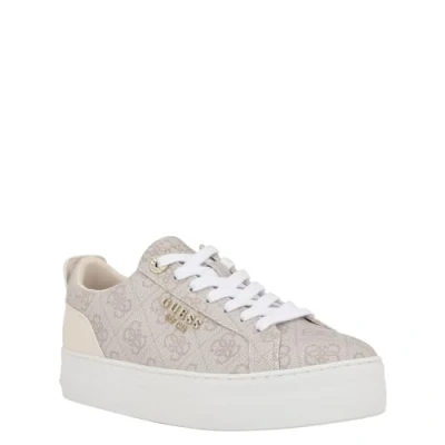 Image de GUESS Femme Genza Basket, Latte Multi 110, 36 EU