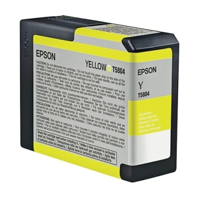 Image de Epson T580 (C13T580400) Jaune Cartouche d&#039;encre