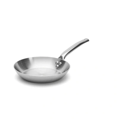 Image de de Buyer Poêle à frire en Inox 3 couches ALCHIMY 24 cm Fabriquée France, Sans PFAS, Maîtrise la Cuisson, 18/10, Tous Feux + Four, Finition Poli Brossé