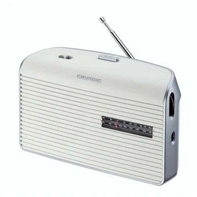 Image de Grundig Music 7000X Dab+, pour Les déplacements ou la Maison, Radio Portable, FM, Grand écran, Facile à Utiliser, mémorisation des Stations, réveil, Snooze, Noir/Perle