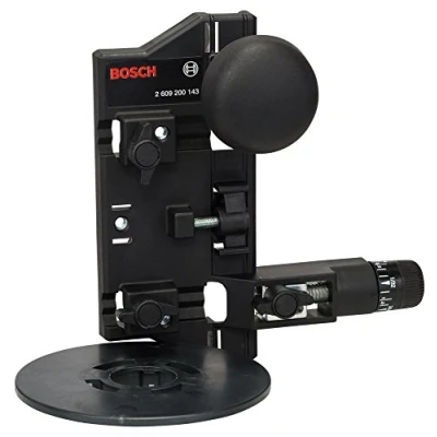 Image de Bosch Accessories Compas de fraisage avec adaptateur pour rails guidage (Accessoires Défonceuses) 2609200143 Noir