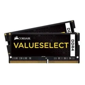 Image de Corsair Value Select SODIMM 16Go (2x8Go) DDR4 2133MHz C15 Mémoire pour Ordinateur Portable/Notebook Noir