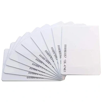Image de AZDelivery 10 x Carte RFID Keycard/Keycard 125 kHz Blanche, numérotée consécutivement Compatible avec Arduino et Raspberry Pi y Compris Un eBook