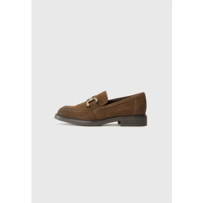Image de MARCO TOZZI Femme Slipper 2 24307 45 Mocassin, Café Nubuck, 39 EU