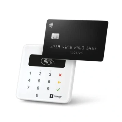 Image de Terminal de Paiement Carte Bancaire Mobile SumUp avec Débit, Crédit, Apple &amp; Google Pay et Plus Lecteur NFC RFID par sans Contact