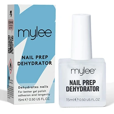 Image de Mylee Nail Prep déshydratant 15ml, Prépare ongles pour application parfaite du vernis en gel, Réduit décollement manucures plus durables, de base fixation et adhérence manucure