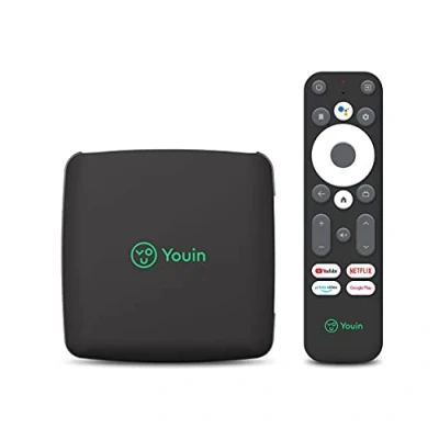 Image de Engel Récepteur Android TV 4K UHD You Box EN1040K Assistant Google intégré et Chromecast Black