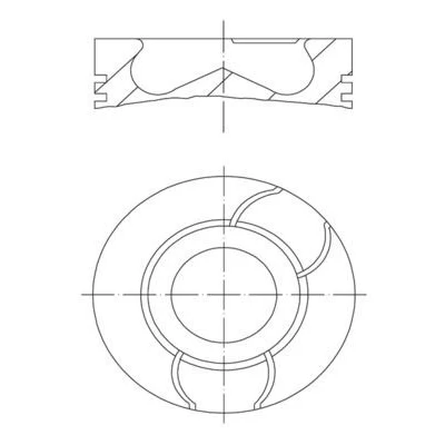 Image de Piston MAHLE ORIGINAL 021 PI 00123 000