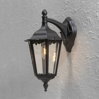 Image de Konstsmide Applique Firenze, suspendue, 48 cm, noire