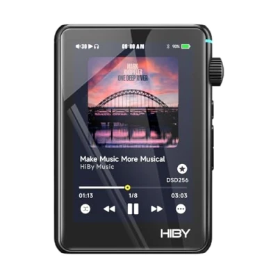 Image de HiBy Lecteur MP3 R3 II avec Bluetooth 5.1 MQA DSD PCM Prend en charge Tidal Qobuz Hi Res Audio 4,4 mmBAL 2 To de mémoire étendue (version 2025)