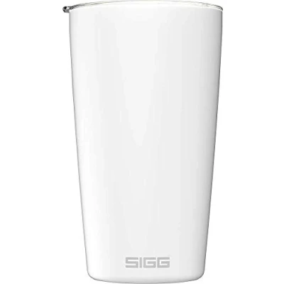 Image de SIGG Travel Mug Neso Pure Ceram Avec Couvercle En Tritan Lavage Au Lave Vaisselle Léger Sans BPA Acier Inoxydable 18/8 0,3L / 0,4L