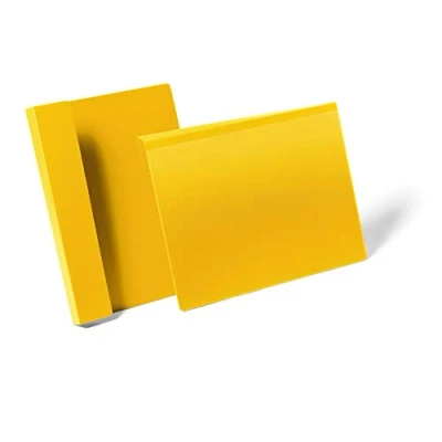 Image de Durable 172304 Lot de 50 Pochettes Logistiques à suspendre A4 Format Paysage, Jaune