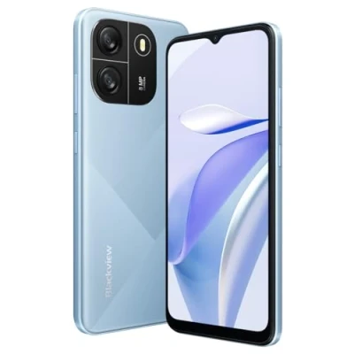 Image de Blackview Wave 6C 4G Smartphone Débloqué, 6,5’’ HD+, Octa Core 4GB+32GB(1TB SD Externe), 5MP+8MP, Batterie 5100mAh, Android 13 Téléphone Portable Dual SIM, Haut Parleur Smart K Box, GPS Bleu