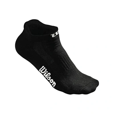 Image de Wilson W NO SHOW SOCK 3PR/PK Bk OSFA